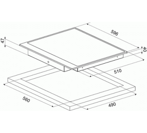 Поверхность SMEG P864AO