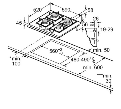 Варочная поверхность BOSCH PNH6B6B90