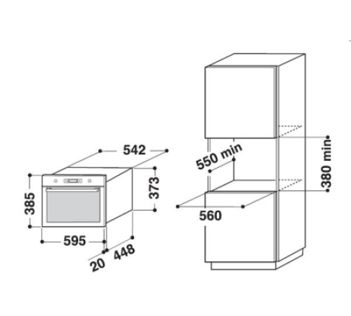 Встраиваемая микроволновая печь WHIRLPOOL amw 735/nb