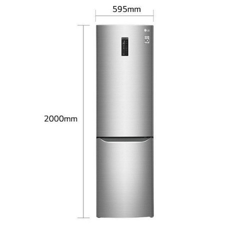 Холодильник LG GB-B940DNQZN серебристый