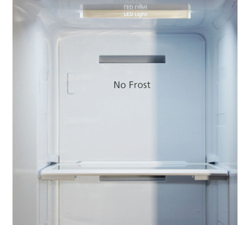 Холодильник GINZZU NFK-462 стальной