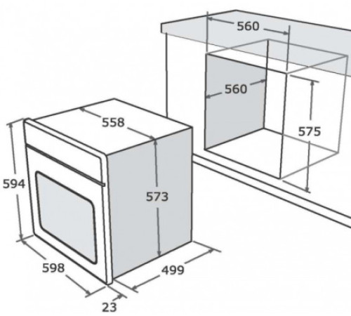 Духовой шкаф NARDI fex 0759 xs