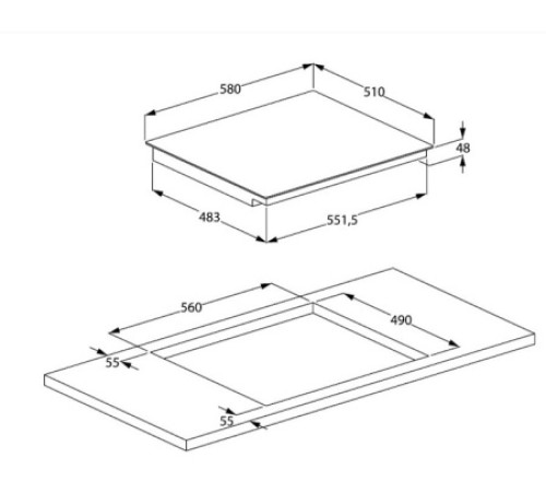 Варочная поверхность BEKO HII64200FMTZG