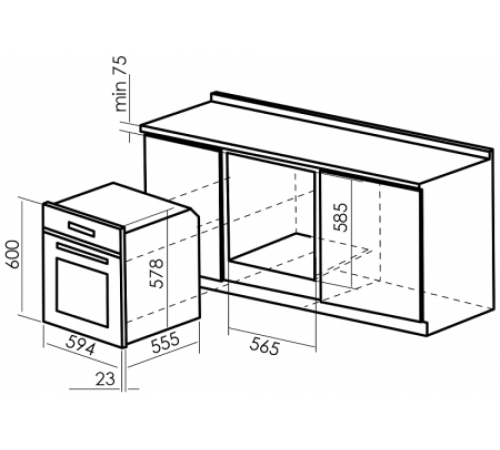 Духовой шкаф MBS DE-602