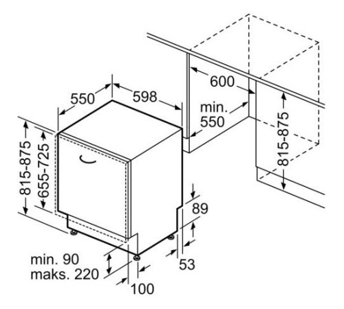 Посудомоечная машина BOSCH SMV 6ZCX07E