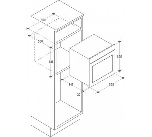 Духовой шкаф CANDY fcl 614/1 ba