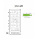 Винный шкаф DUNAVOX DAU-32.78DSS