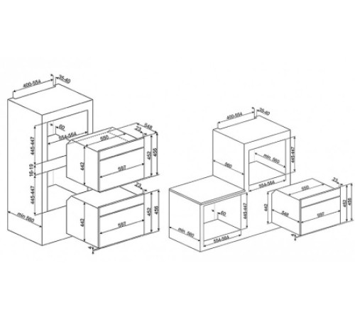 Духовой шкаф Smeg SF 4603 VCNR