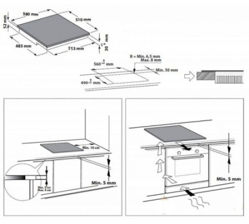 Поверхность WHIRLPOOL acm 847 ba