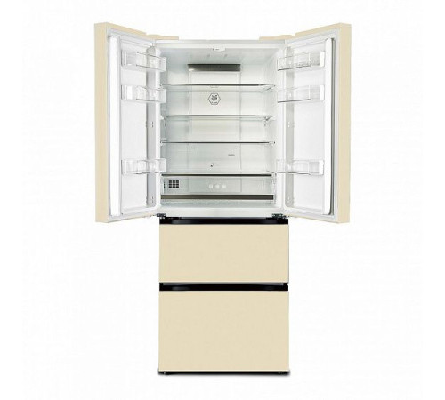 Холодильник TESLER RFD-361I CRYSTAL BEIGE
