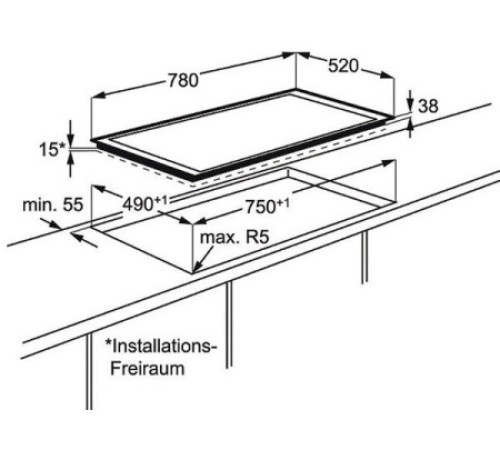 Поверхность AEG hk 854080 fb