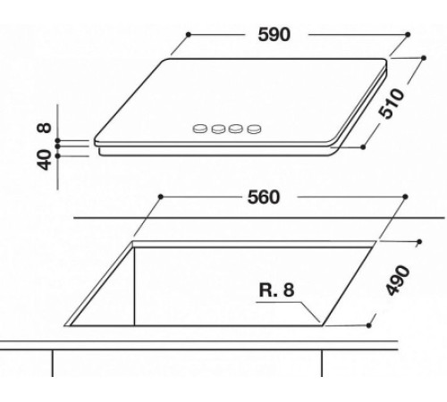Варочная панель WHIRLPOOL GOA7523/NB