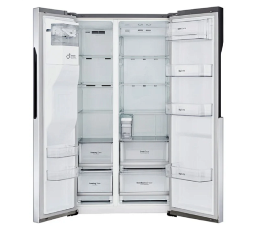 Холодильник LG GS-L561PZUZ серебристый