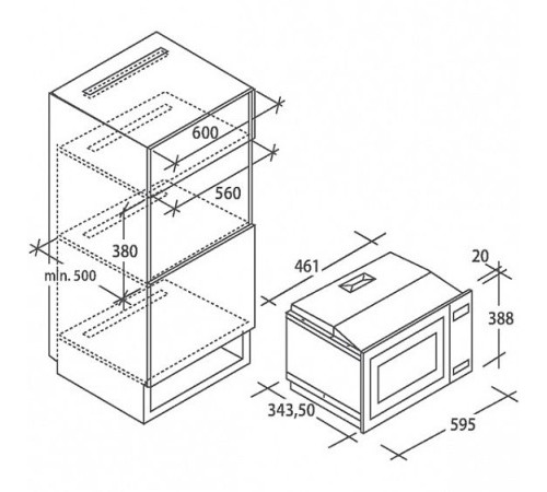 Микроволновая печь CANDY mic 20 gdfx