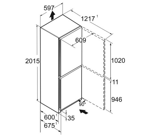 Холодильник LIEBHERR CNd 5724