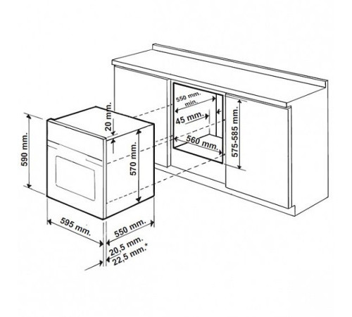 Духовой шкаф HOTPOINT-ARISTON fk 1041l p.20 x
