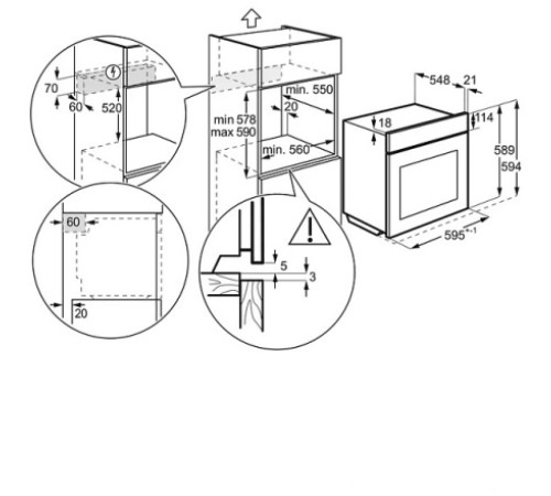 Духовой шкаф Electrolux EOE7C31V