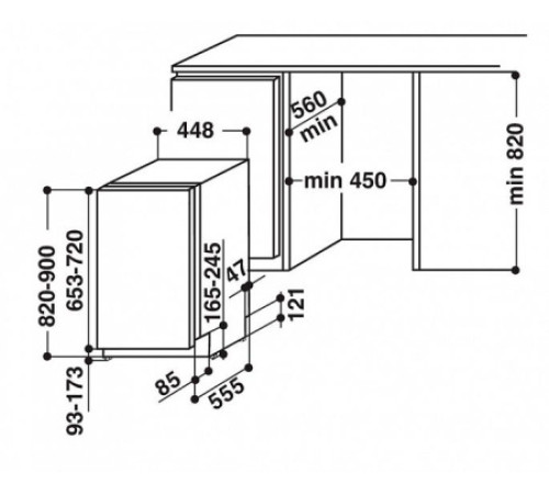 Посудомоечная машина Indesit DISR 57M19 C A EU