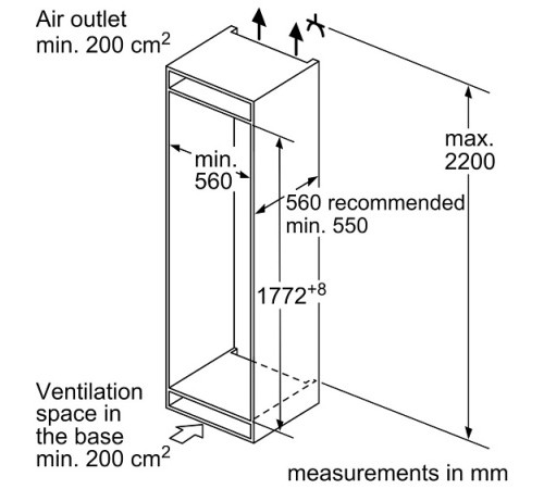 Холодильник BOSCH KIV86NSE0