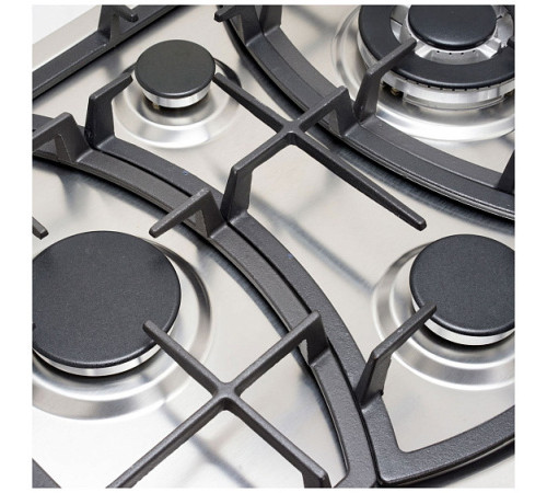 Варочная поверхность GINZZU HCG-424 нержавеющая сталь