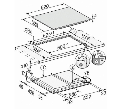 Варочная панель MIELE KM7667FL