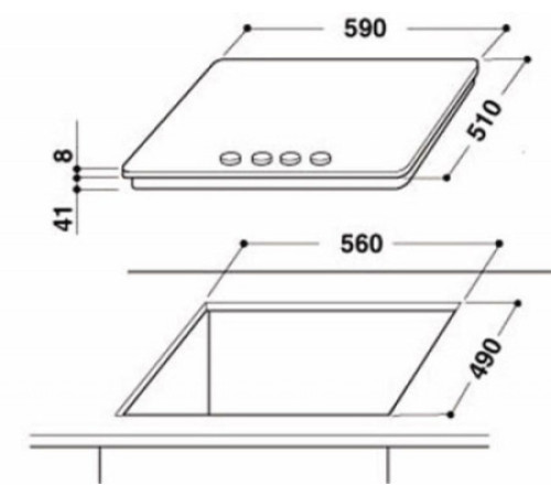 Поверхность WHIRLPOOL akt 424 nb