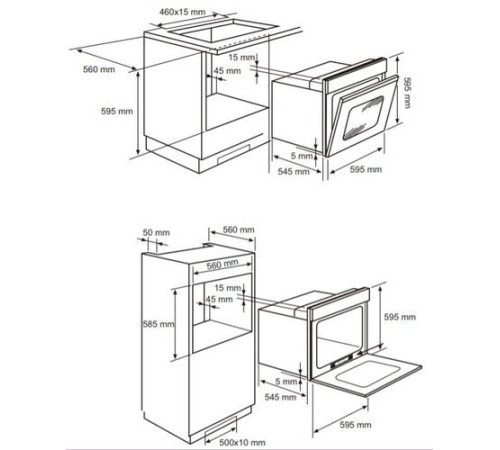 Встраиваемый электрический духовой шкаф Candy FCE 615 X/E