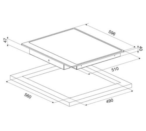 Поверхность SMEG p764ao