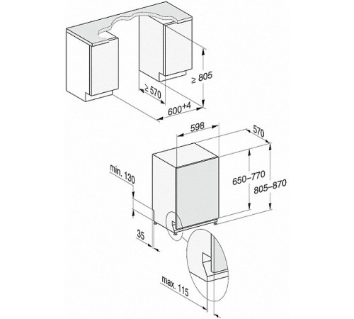 Посудомоечная машина MIELE G5050SCVI