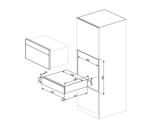 Подогреватель посуды SMEG CPR315N