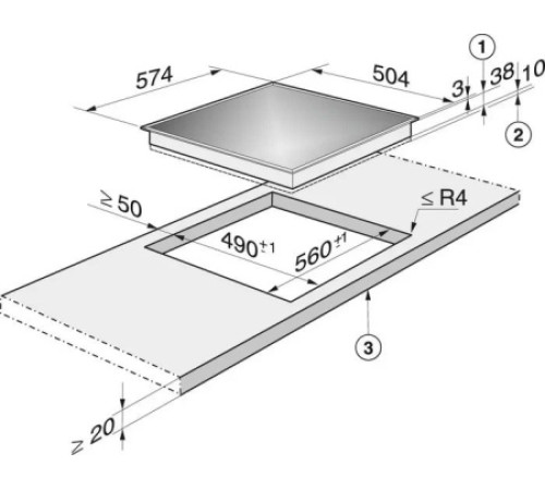 Поверхность MIELE км 6061 ix