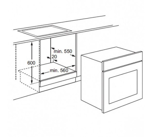 Духовой шкаф ZANUSSI zob 53811 cr