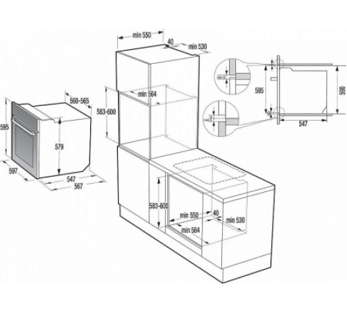 Духовой шкаф Gorenje GP 556X