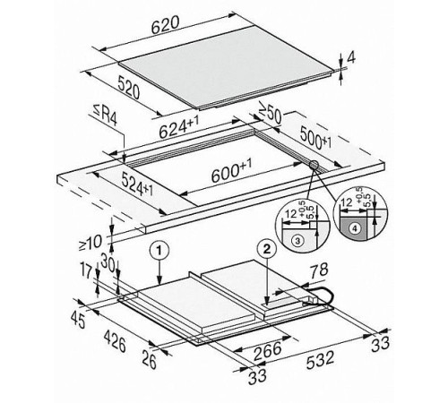 Варочная панель MIELE KM7667FL