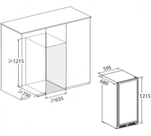 Винный шкаф DUNAVOX  exclusive dx-94.270dbk