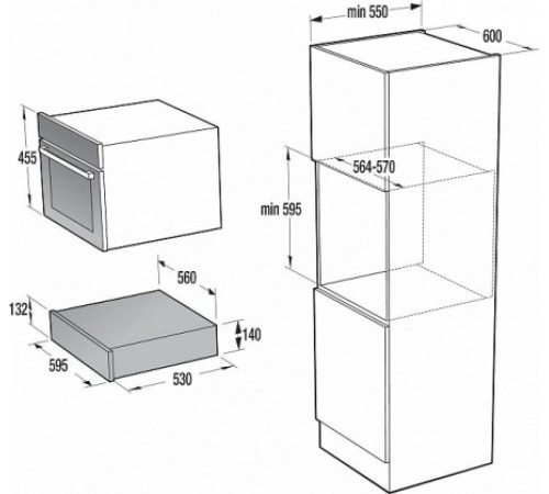 Шкаф для подогрева посуды Gorenje WD 1410 BG