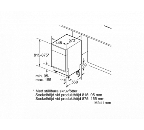 Встраиваемая посудомоечная машина Bosch SPU 45II00S