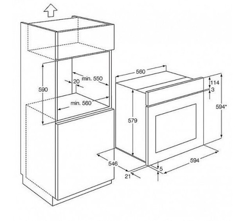 Духовой шкаф AEG be 501342 rm