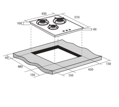 Варочная поверхность ZUGEL ZGH452B