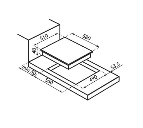 Варочная панель ARDESIA PM58RBC