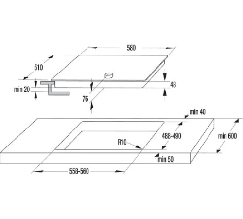 Поверхность GORENJE e6 n1bx