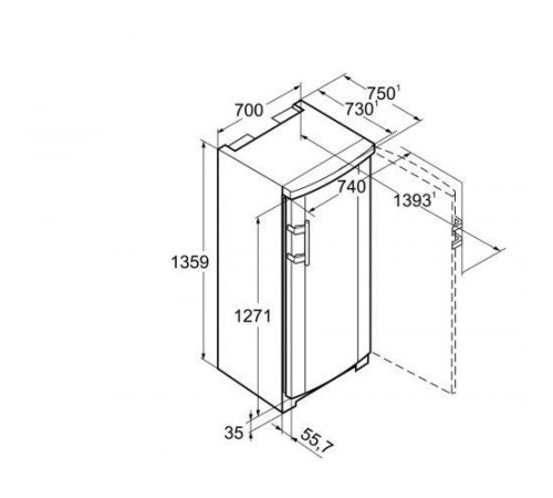 Морозильная камера LIEBHERR gn 2613