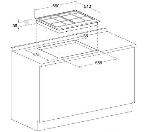 Поверхность HOTPOINT-ARISTON PKLL 751 T/IX/HA EE