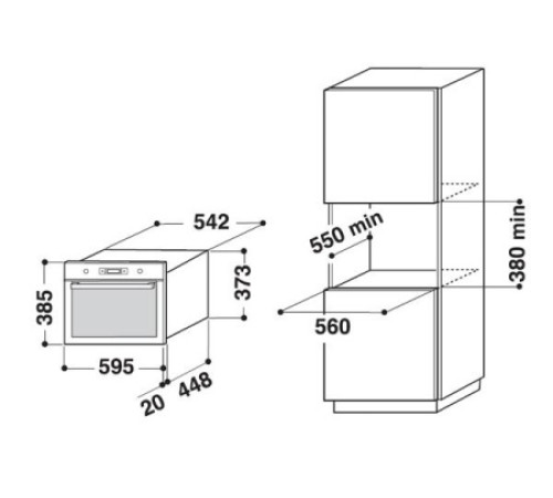 Встраиваемая микроволновая печь WHIRLPOOL amw 735/s