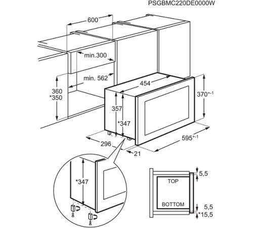 Микроволновая печь AEG MBB1756SEM