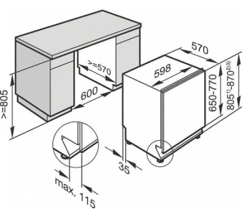 Посудомоечная машина встраиваемая полноразмерная MIELE g 6582 scvi k2o