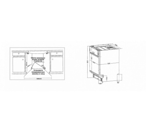 Посудомоечная машина GEFEST 60301