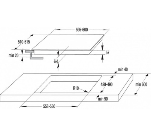 Поверхность GORENJE IT 63 INB