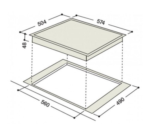 Поверхность HOTPOINT-ARISTON krc 641 d x