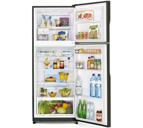 Холодильник HITACHI R-VG472 PU3 GPW белое стекло